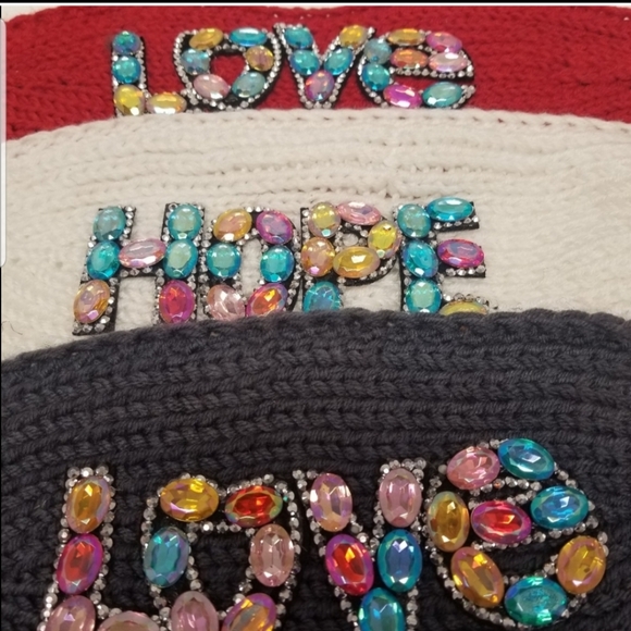 Knit Headbands Winter Wide Ear Warmer Hair Bands Crochet Embellished Headband - Picture 6 of 8